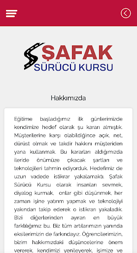 Şafak Sürücü Kursu Screen 2