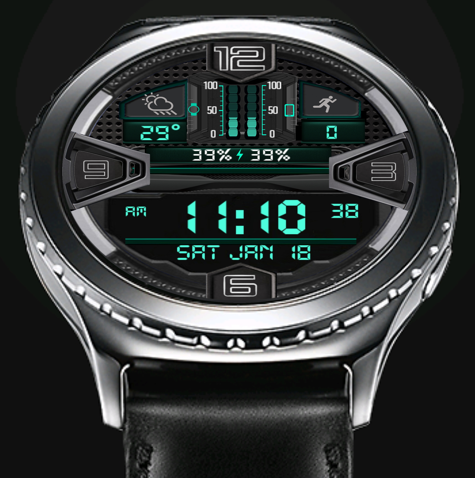 VIPER 132 watchface for WatchM