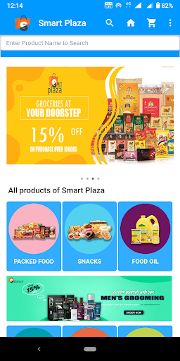 Android application Smart Plaza , online grocery s screenshort