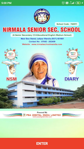 Android application Nirmala School Mandla screenshort