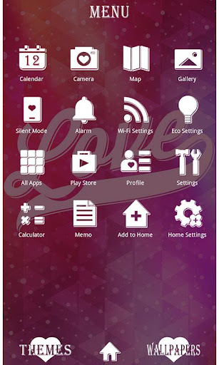 Cool Theme-Galaxy of Love- Screen 2