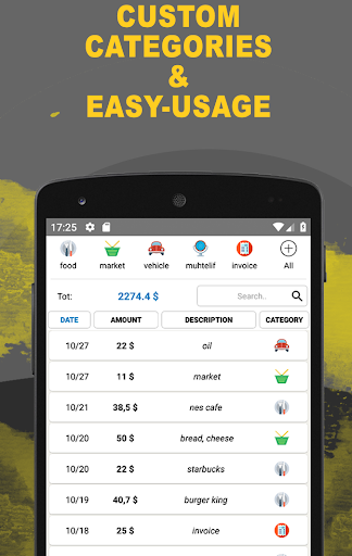 Expense management Screen 3