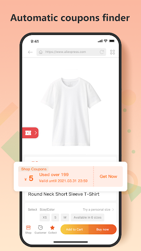 AliPrice Shopping Browser Screen 2