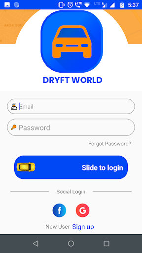 DRYFT Passenger Screen 2