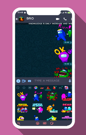 AmongUs Stickers WAStickerApps 2021