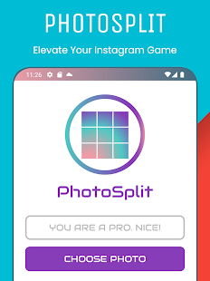 PhotoSplit Grid Maker Screenshot