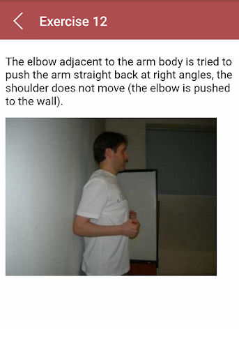 Shoulder Pain Exercises Screenshot