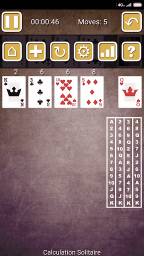 Calculation Solitaire Screen 3