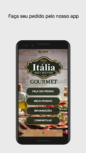 Android application Pizzaria Itália Gourmet screenshort