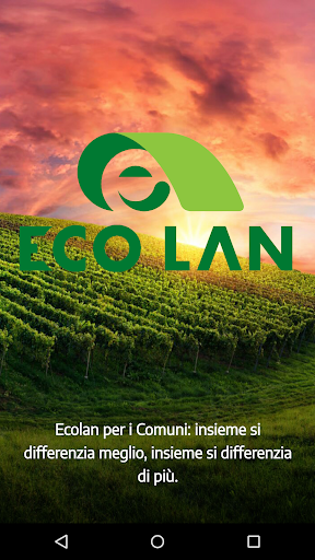 Android application ECOLAN screenshort