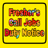Fresher Call job's For Duty Notice icon