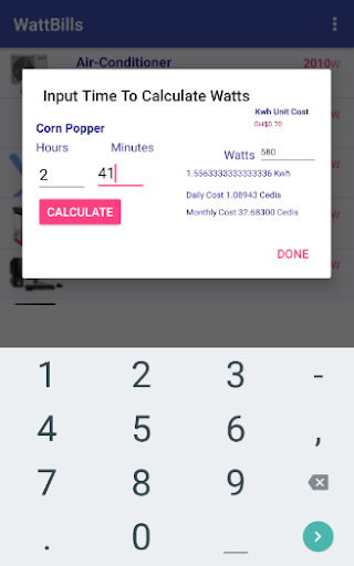 Wattbills Screen 3