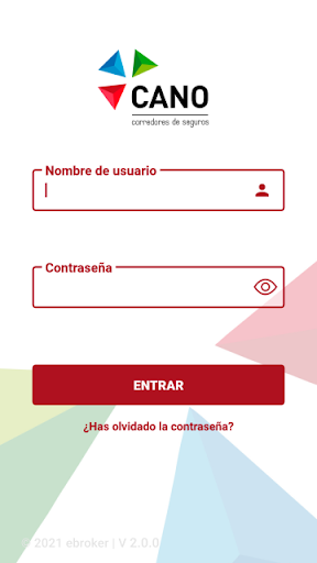 Android application Seguros Cano screenshort