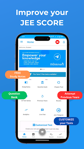 ThinkMerit - JEE Main|Advanced Screen 2