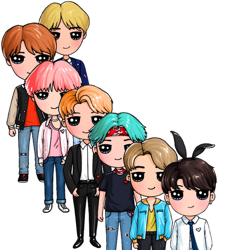 How to draw bts step by step t - Apps on Google Play
