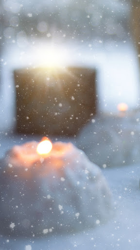 Android application beautiful snowfall wallpaper screenshort