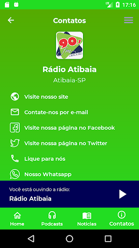 Rádio Atibaia Screen 2