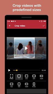 Video Cutter, compressor, crop Bildschirmfoto