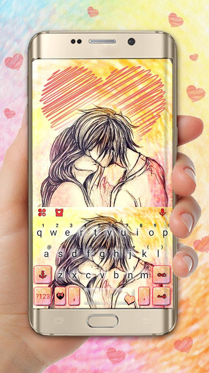 Couple Kiss Keyboard Theme - 7.3.0_0426 - (Android)