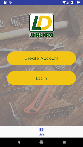Android application Lumber Direct Rewards screenshort