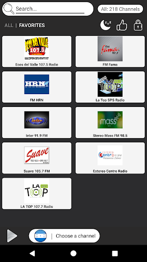 Honduras Radio Stations-AM FM Screen 3