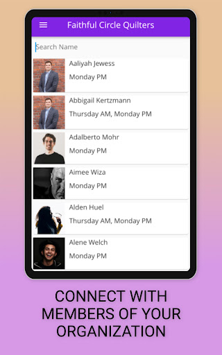Member Directory Screen 2