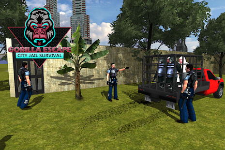 Gorilla Escape City Jail Survival 3.2 APK screenshots 15