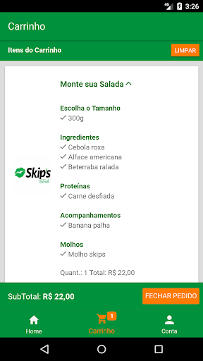 Skips Naturale Screen 3