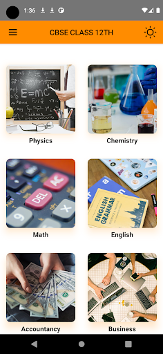 Android application NCERT Class 12th Notes screenshort