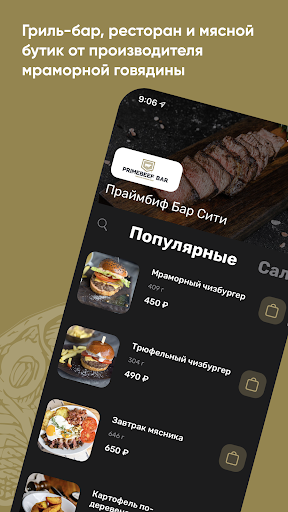 Android application ПРАЙМБИФ screenshort