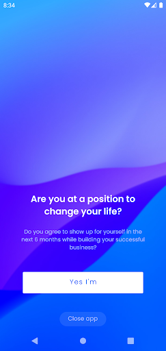 Android application ACTION TAKER screenshort
