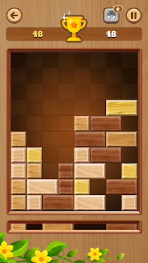 #2. Slide Block Wood (Android) By: Balls Anytime