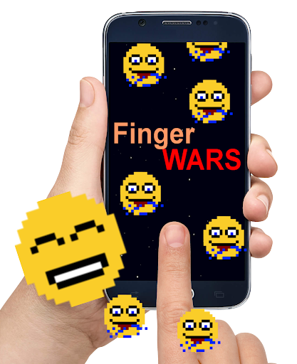 Android application Finger WARS screenshort