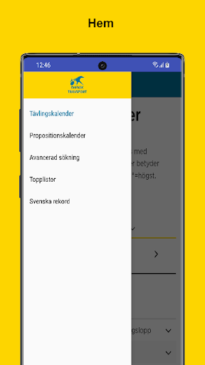 Android application Svensk Travsport screenshort