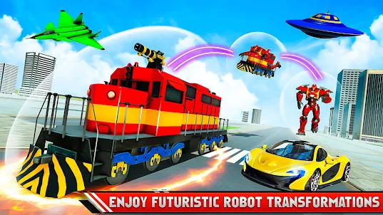 Train Robot Car Transform Game