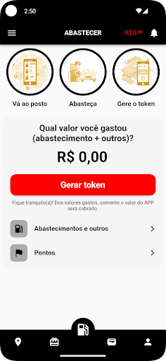 Android application PediCar Abastece screenshort