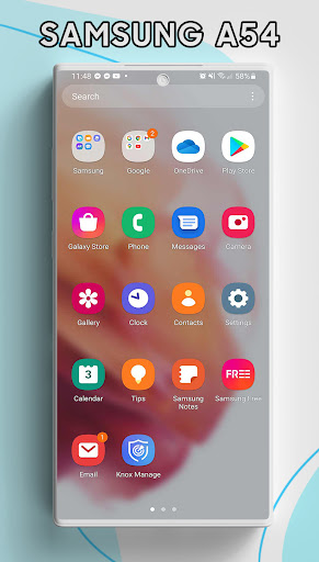 Android application Samsung A54 theme screenshort