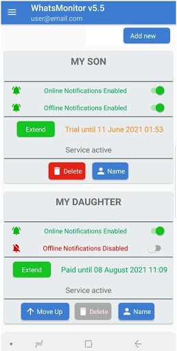 WhatsMonitor Online Screen 2