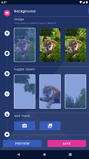 Brave Tiger Live Wallpaper Screenshot 1 - AppWisp.com