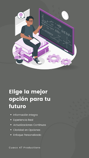 Android application Decide tu futuro screenshort