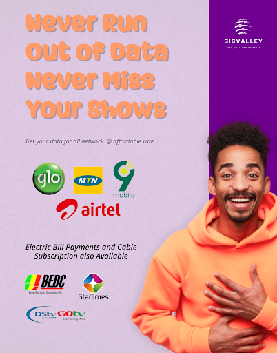 Android application Gigvalleytech - Cheap Data screenshort