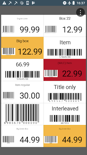 Barcode Generator - labels PDF Screen 2