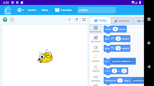 Android application LiteBeeGo screenshort