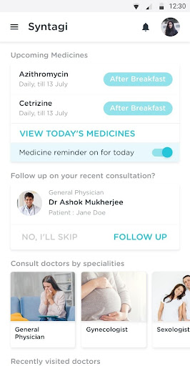 Android application Syntagi - Consult MY Doctor screenshort