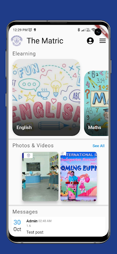 Android application The Matric screenshort