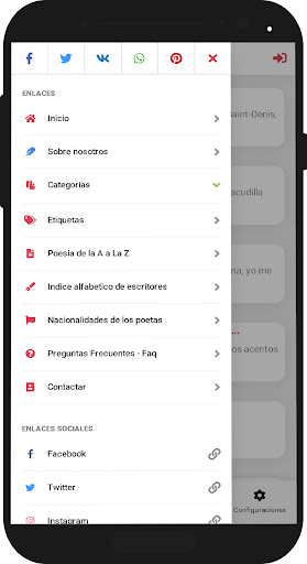 Android application Poetic World screenshort