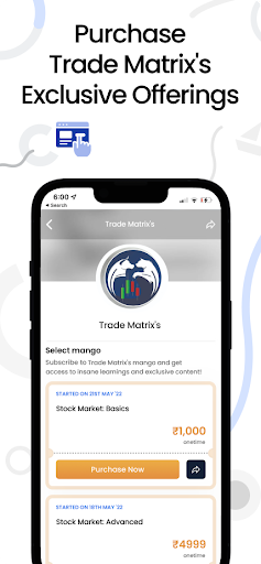 Trade Matrix Academy Screen 2