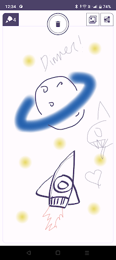 Android application YA Doodle Pad screenshort