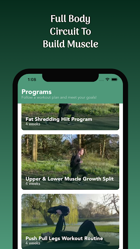 Rucking Workout Plans Screen 2