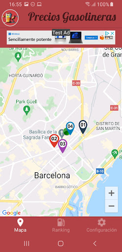 Precio gasolina en España Screen 2